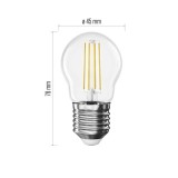 Led sijalica Filament Mini Globe 1,8W(25W) 250lm E27 NW Emos ZF6D03