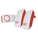 Zvono bežično za utičnicu sa 2 unutrašnje jedinice Emos P5750.2R