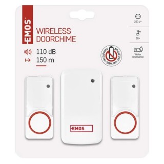 Zvono bežično za utičnicu sa 2 spoljne jedinice Emos P5750.2T