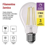 Led sijalica Filament A60 11W(100W) 1521lm E27 WW dimabilna Emos ZF5164D