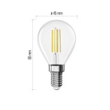 Led sijalica Filament Mini Globe 5,9W(60W) 806lm E14 NW Emos ZF1D43