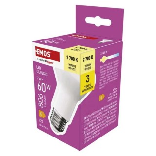 Led sijalica Classic R63 7W(60W) 806lm E27 WW Emos ZQ7E41
