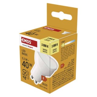 Led sijalica Basic MR16 5,2W(40W) 450lm GU10 WW Emos ZL8F22