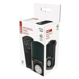 Tajmer dnevni mehanički šuko IP44 Emos P5526N