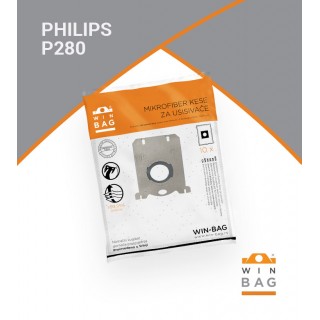 Jednokratne mikrofiber kese za usisivače Philips/Electrolux "Tip S-bag" 5/1 + motor filter P280-5F