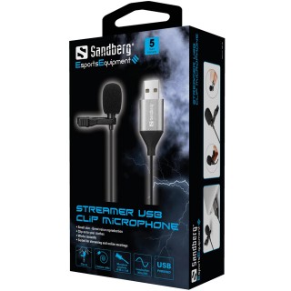 Stream USB mikrofon sa kopčom 126-19 Sandberg