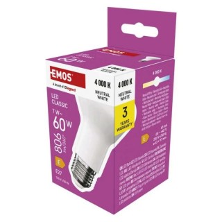 Led sijalica Classic R63 7W(60W) 806lm E27 NW Emos ZQ7E43