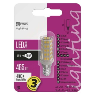 LED sijalica Emos classic JC  A++ 4,5W E14 NW ZQ9141