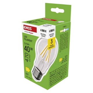 Led sijalica Filament A60 3,4W(40W) 470lm E27 NW Emos ZF5D23