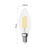 Led sijalica Filament Candle 7W(75W) 1055lm E14 NW Emos ZF3D53