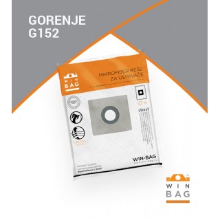 Jednokratne mikrofiber kese za usisivače Gorenje "Tip GB2" 5/1 + motor filter G152-5F