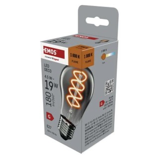 Led sijalica DECO SMOKED A60 4,5W(19W) 180lm E27 Flame Emos Z55311