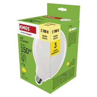 Led sijalica Filament Globe G125 18W(150W) 2452lm E27 WW Emos ZF2D82
