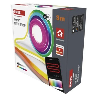 GOSMART LED fleksibilna traka NEON bela 3m 24W RGB IC dimabilna Wi-Fi Emos ZPW313I