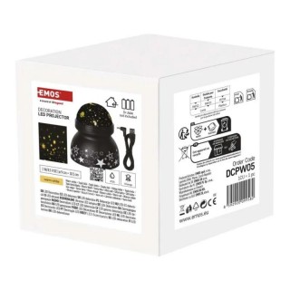 LED dekorativni projektor - zvezdani kosmos, unutrašnji, WW, 3xAAA, Emos DCPW05