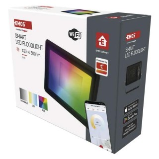 Led reflektor GoSmart 50W 4300lm RGB+CCT dimabilan IP65 Emos ZSW101