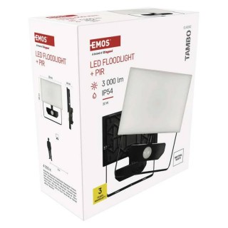 Led reflektor sa senzorom pokreta 30W TAMBO 3000lm NW IP65 Emos ZS2932