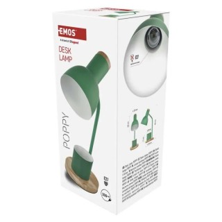 Lampa stona zelena POPPY Emos Z7640GR