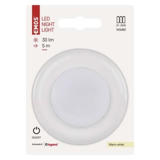 Noćno svetlo 4 LED 30lm 3xAAA box 1/10 Emos P4722